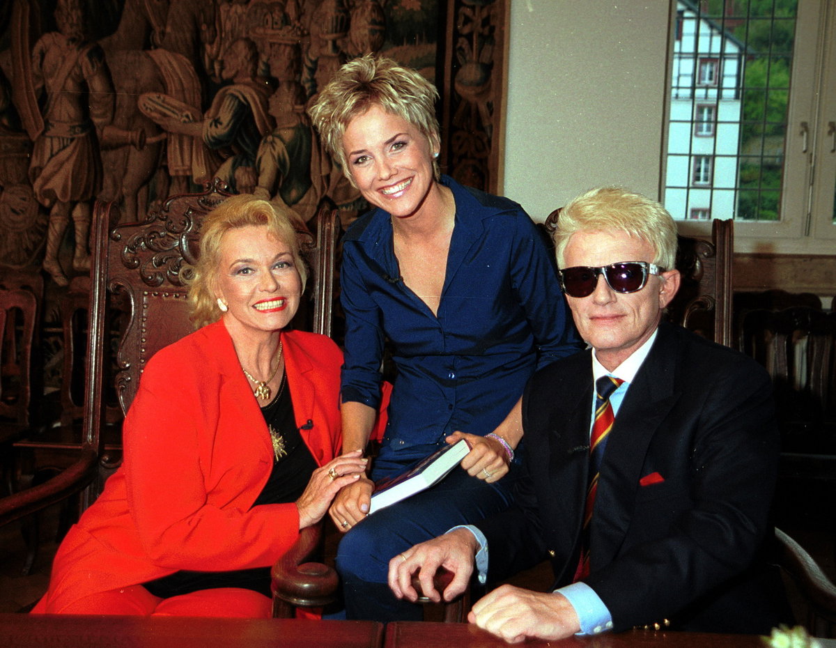 Inka Bause früher und heute - mit Heino und Hannelore