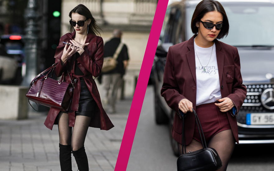 Burgundy Streetstyle