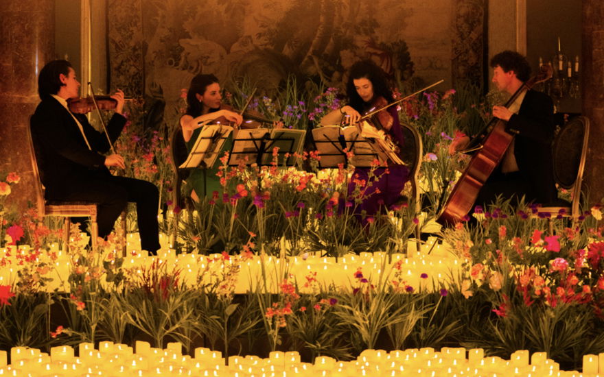 Candlelight-Konzert mit Streichquartett