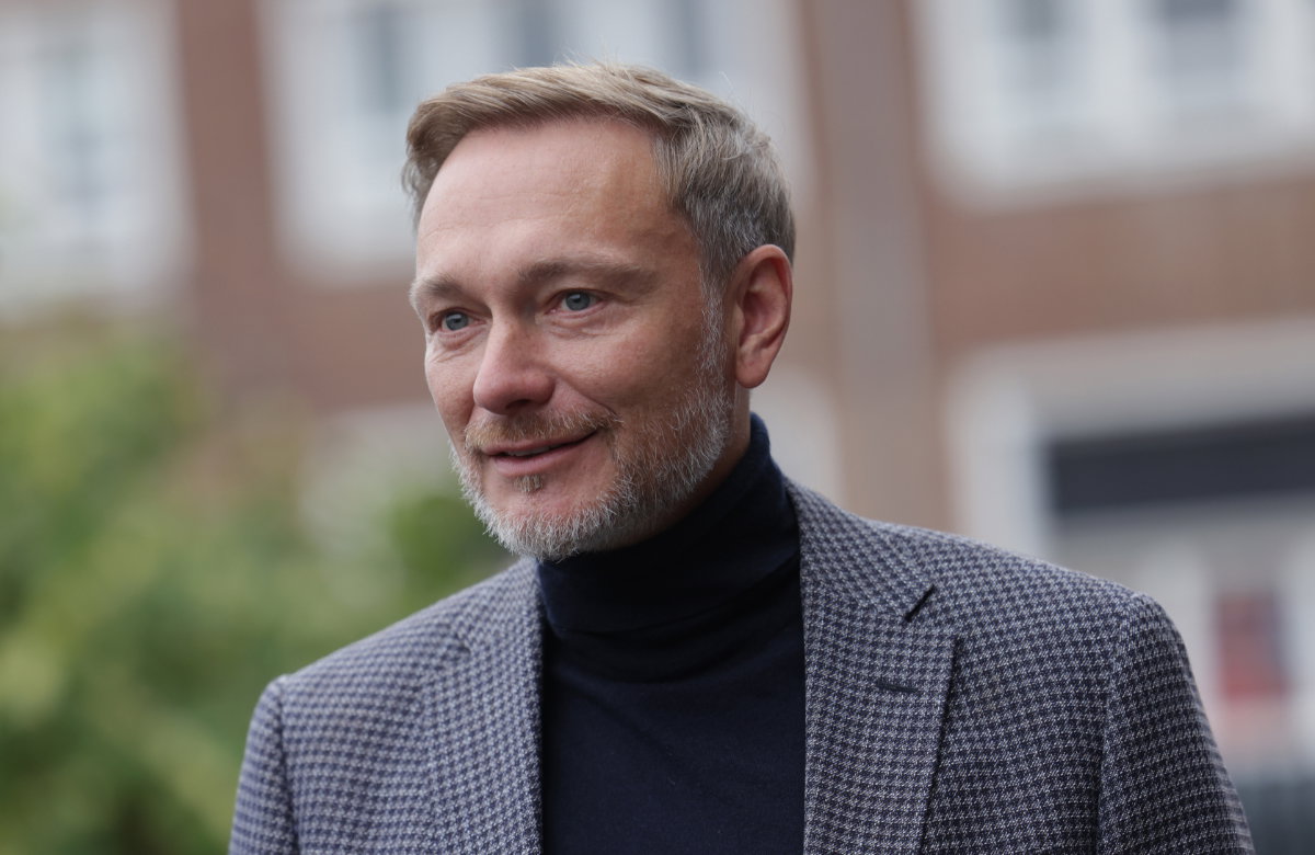 Christian Lindner glücklich