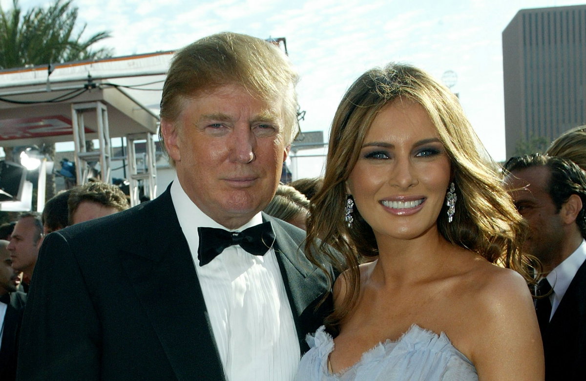 Donald und Melania Trump bei den Emmys 2005