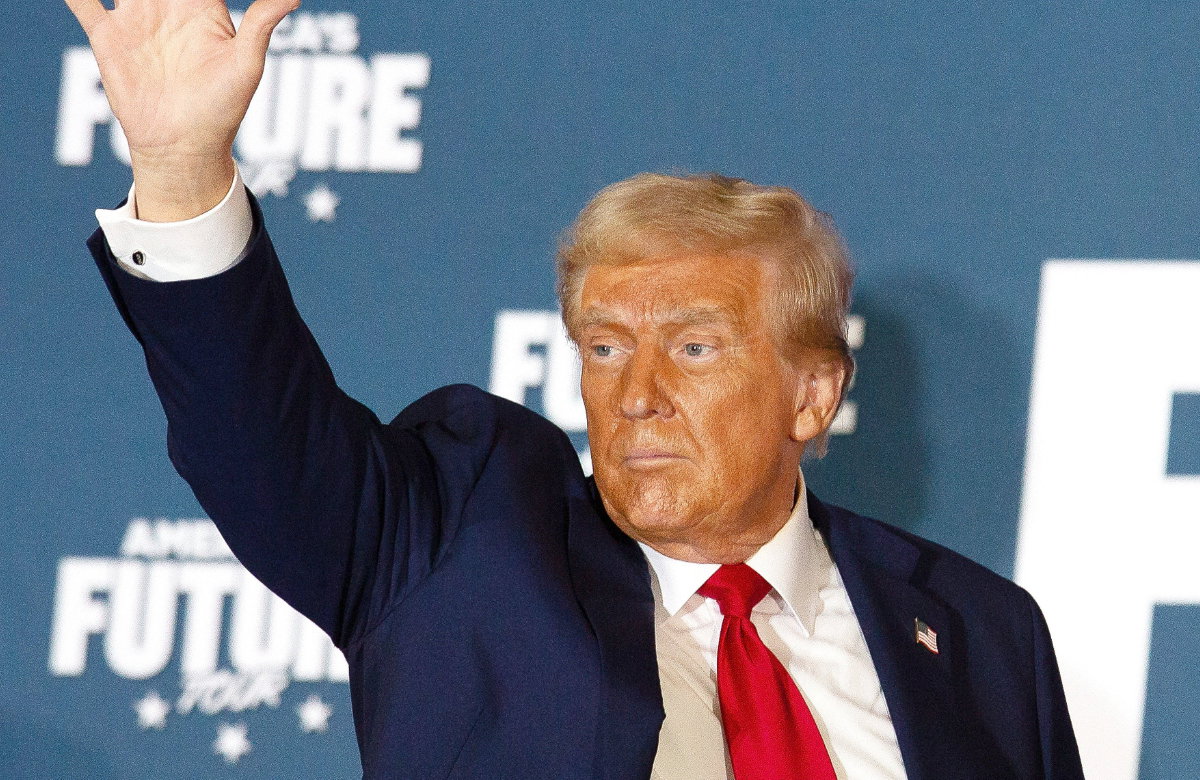Donald Trump während des US-Wahlkampfes im Jahr 2024