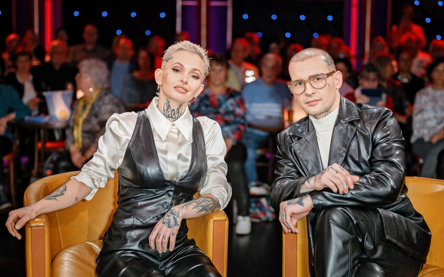 Edith und Eric Stehfest zu Gast in der MDR-Talkshow "Riverboat"