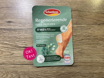 OK! Test: Unsere Erfahrung mit dem "Regenerierenden Fuß Patches" von Schaebens