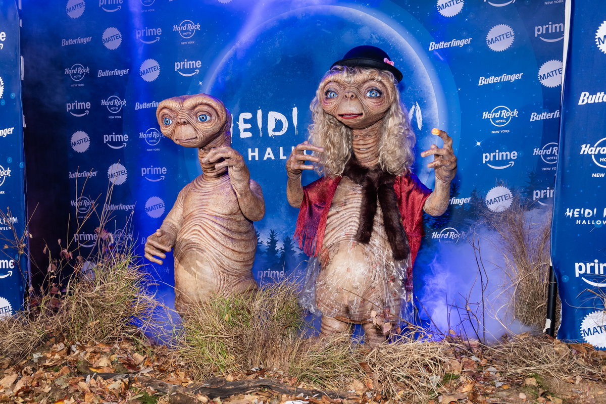 Heidi Klum und Tom Kaulitz als E.T.-Paar