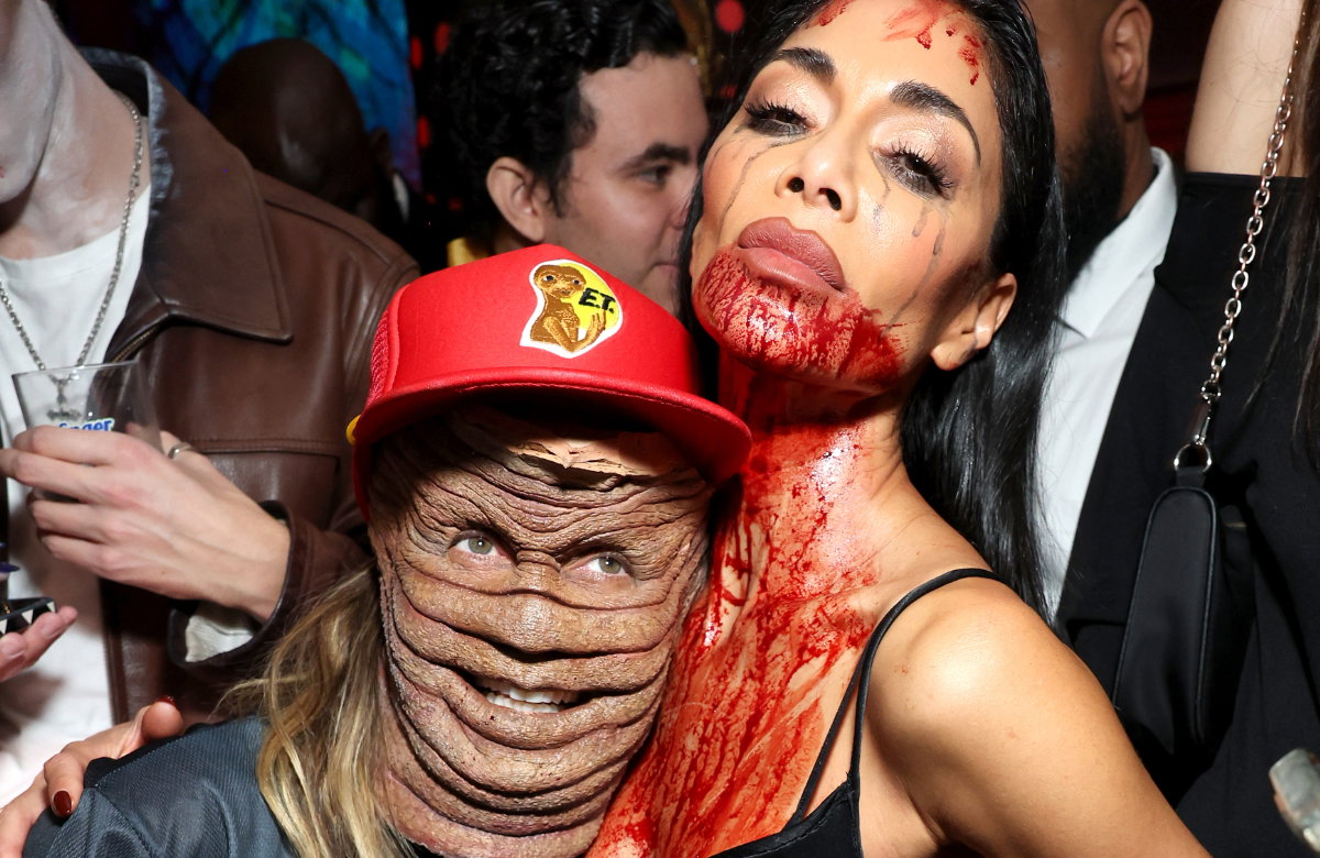 Heidi Klum und Nicole Scherzinger. an Halloween 2024