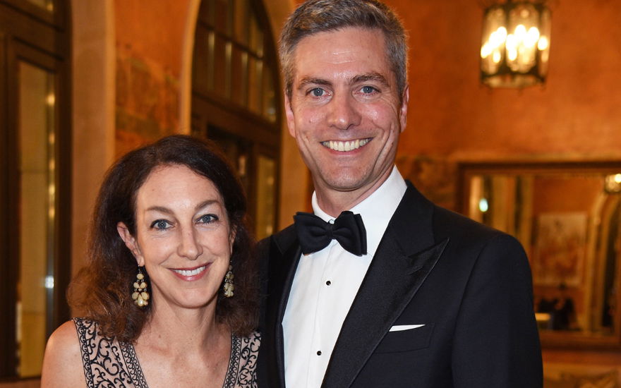 Ingo Zamperoni mit seiner Ehefrau Jennifer Bourguignon