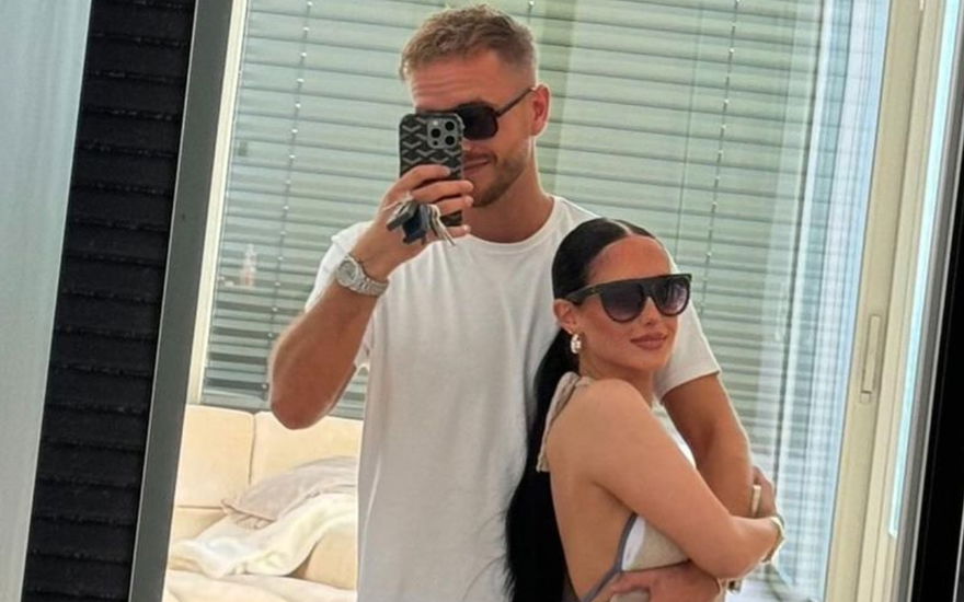Julian Claßen mit seiner Freundin Palina