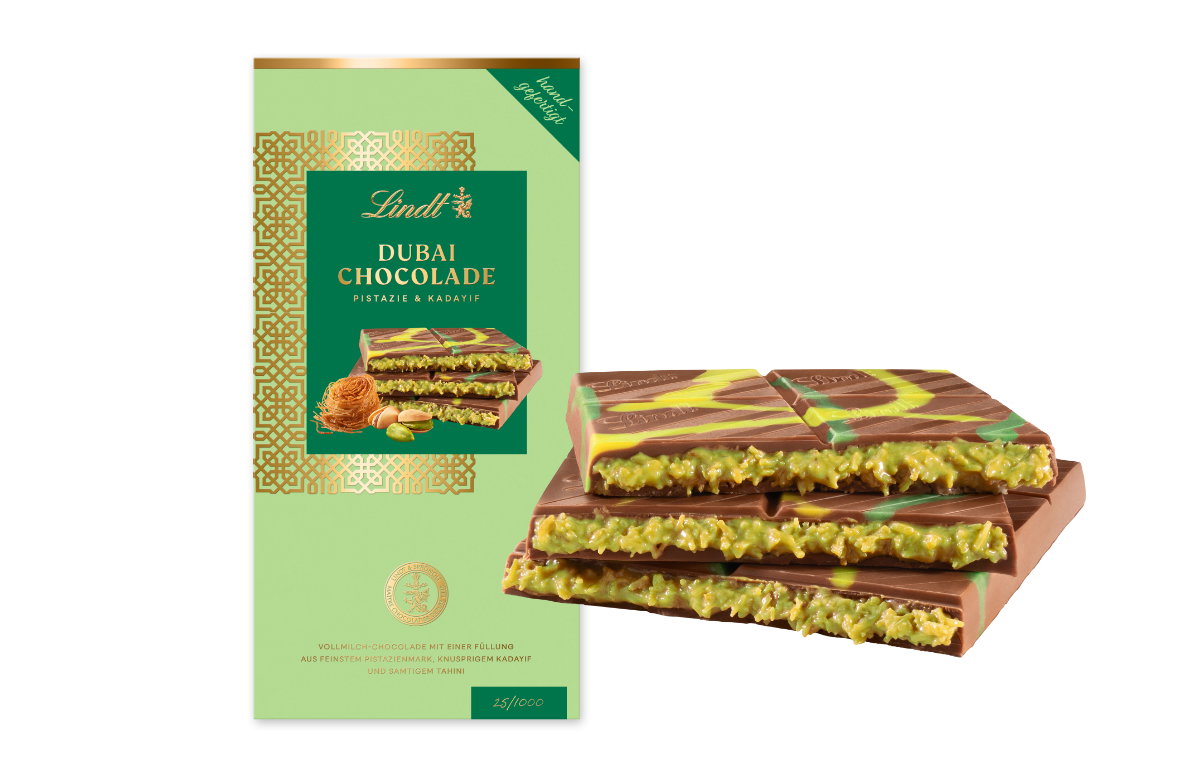 Dubai-Schokolade von Lindt