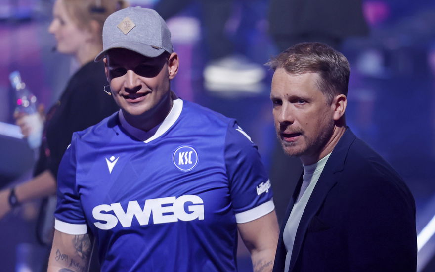 Pietro Lombardi und Oliver Pocher im DSDS-Finale 2024
