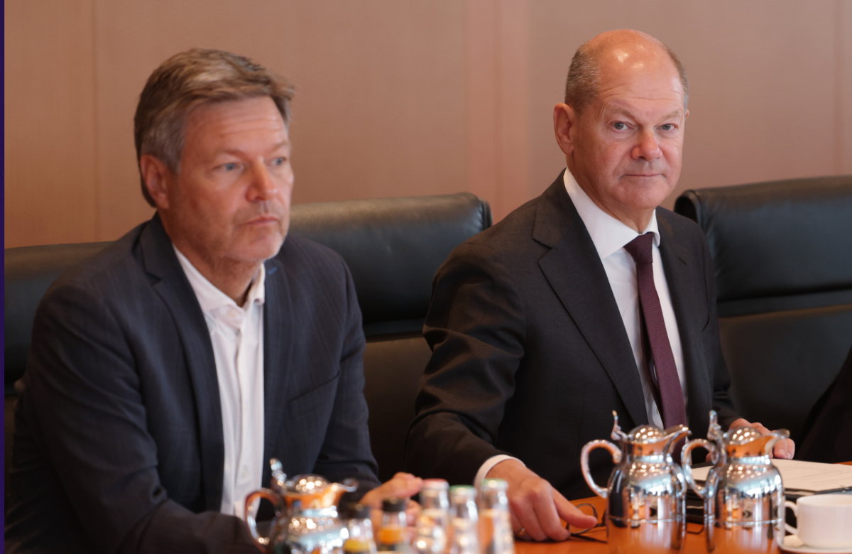 Robert Habeck und Bundeskanzler Olaf Scholz