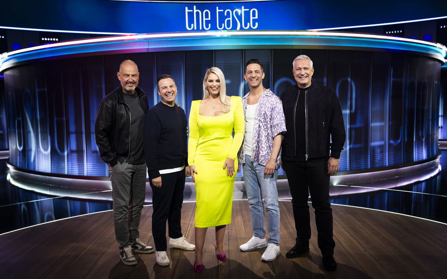 Das Team von "The Taste": Frank Rosin, Tim Raue, Angelina Kirsch, Alexander Kumptner, Alexander Herrmann