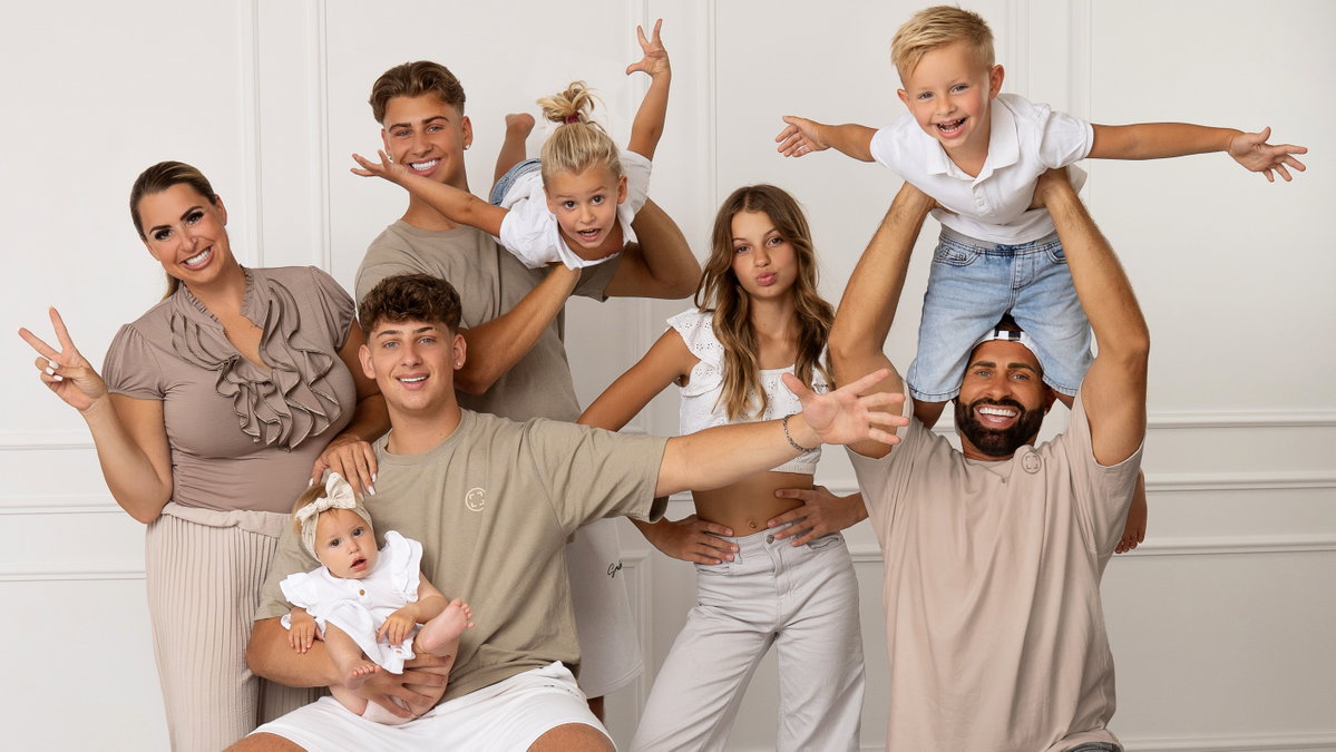 Familie Weiß: Virginia Weiß, Ehemann Andrew Weiß und alle sechs Kinder