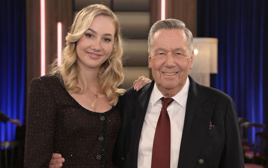 Annalena Keiler und Roland Kaiser beim Kölner Treff