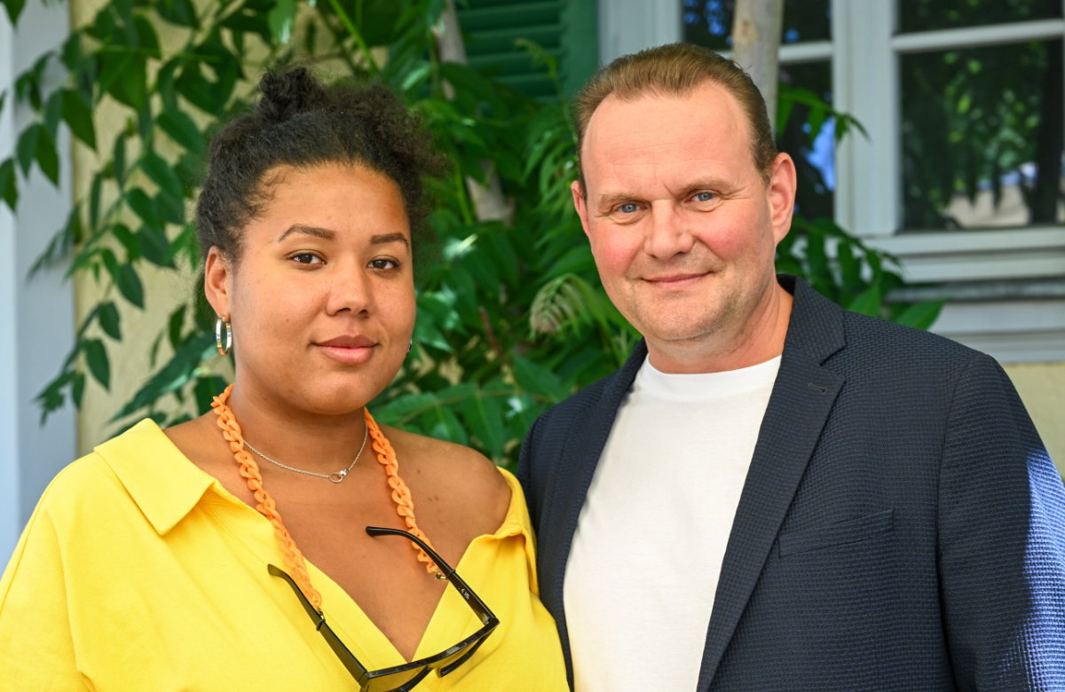 Devid Striesow und Ehefrau Ines