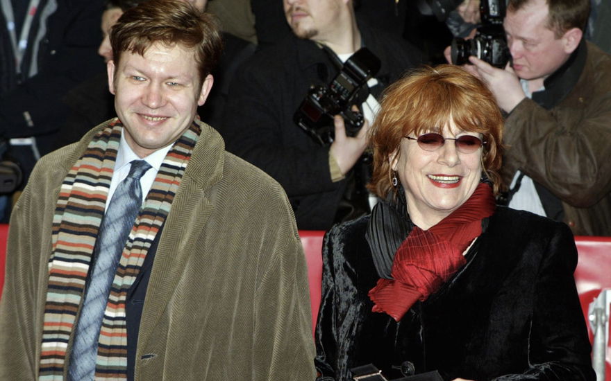 Hannelore Hoger und Siegfried Gerlich auf dem roten Teppich