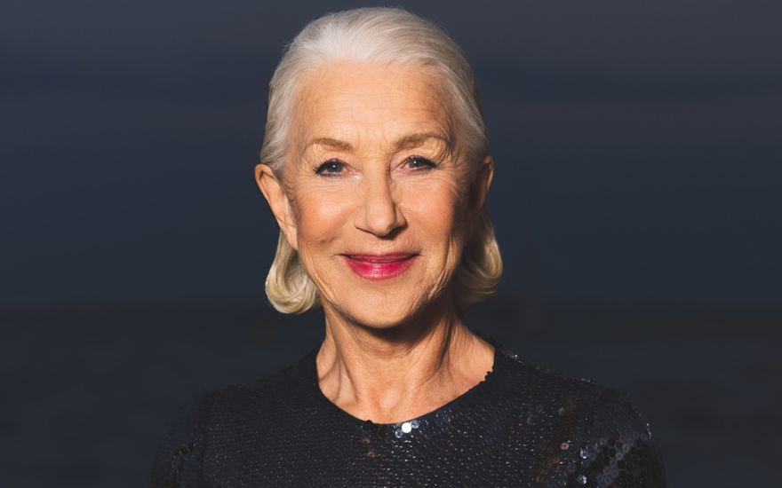 Helen Mirren strahlt