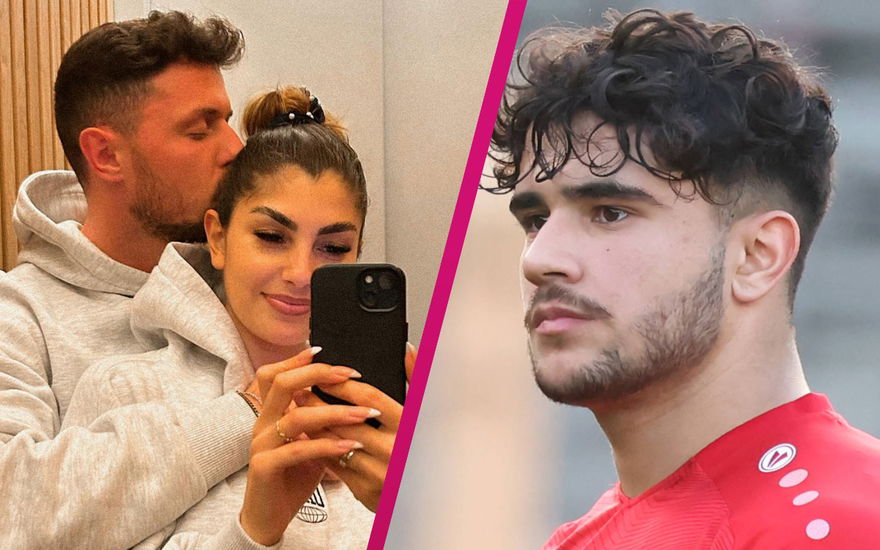 Jannik & Yeliz vorm Spiegel, Leandro im Fußballtrikot