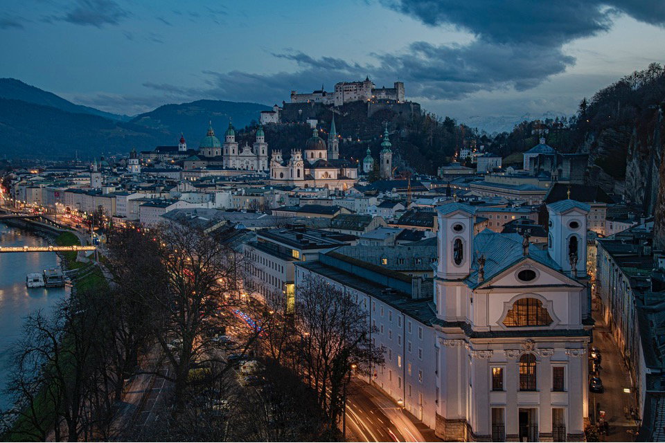 Die historische Altstadt von Salzburg