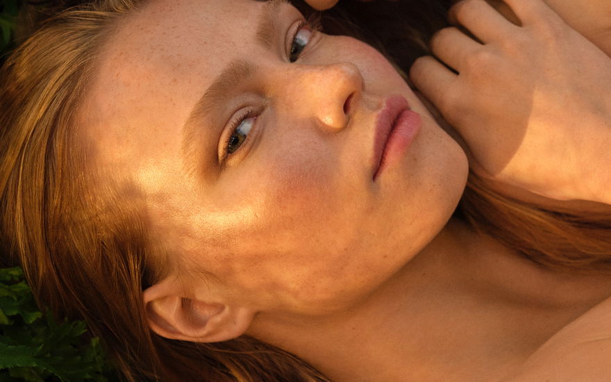 Frau schöner Glow