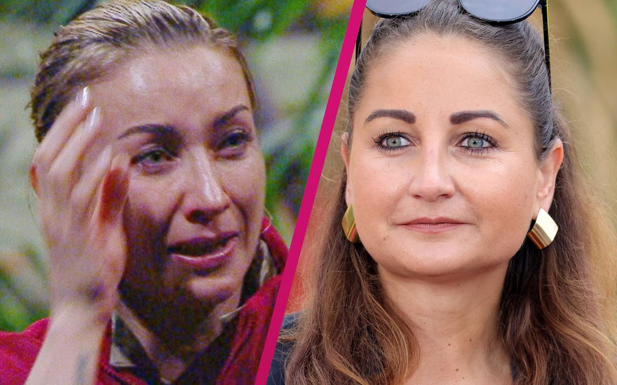 Anna-Carina Woitschack weint, Eva Luginger ernst