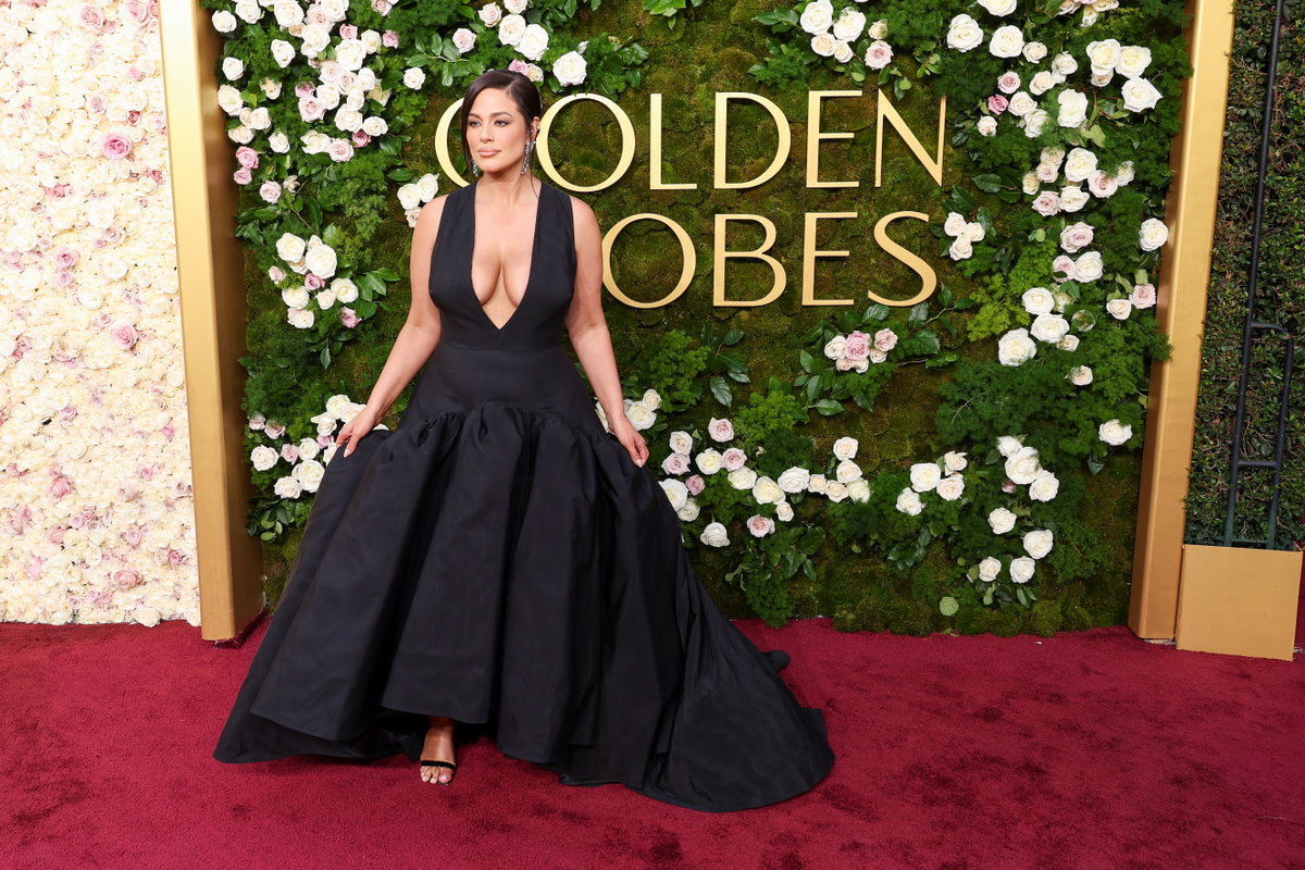 Ashley Graham bei den Golden Globes
