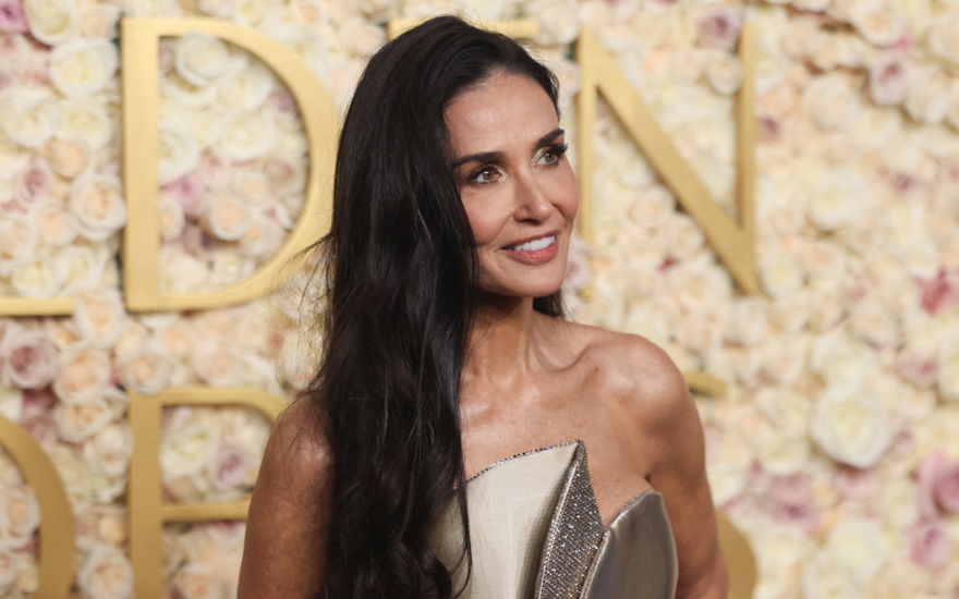 Demi Moore bei den Golden Globes 2025