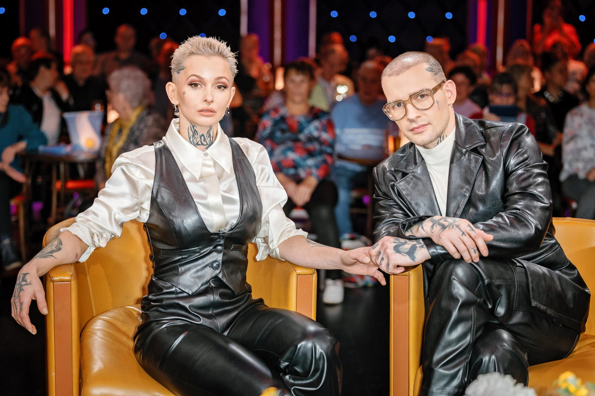 Eric und Edith Stehfest Ende 2024 in der TV-Sendung "Kölner Treff"