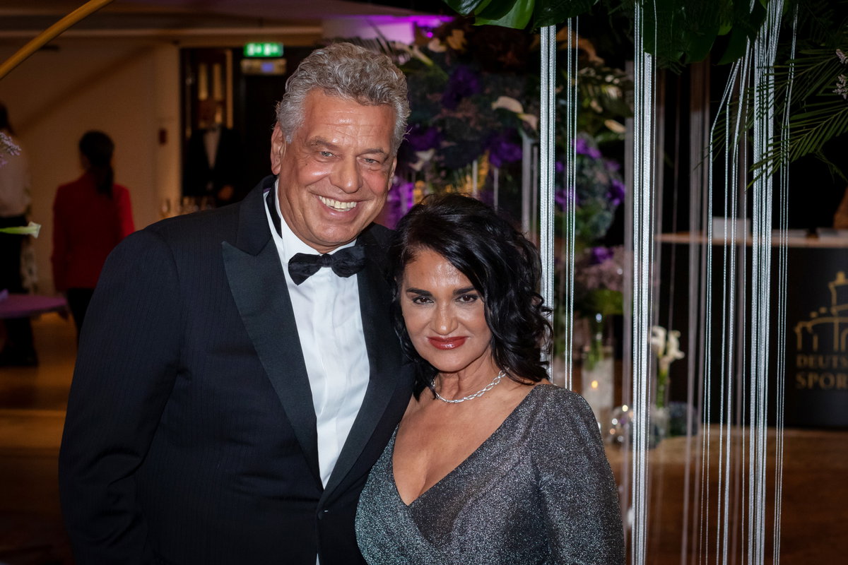 Jürgen Hingsen mit seiner zweiten Ehefrau Francesca Santonocito