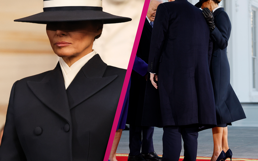 Melania Trump bei Donald Trumps Amtseinführung als US-Präsident am 20. Januar 2025