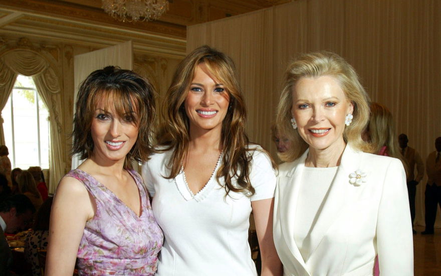 Melania Trump und ihre Schwester Ines Knauss im Jahr 2005
