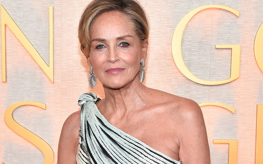 Sharon stone bei den golden globes 2025