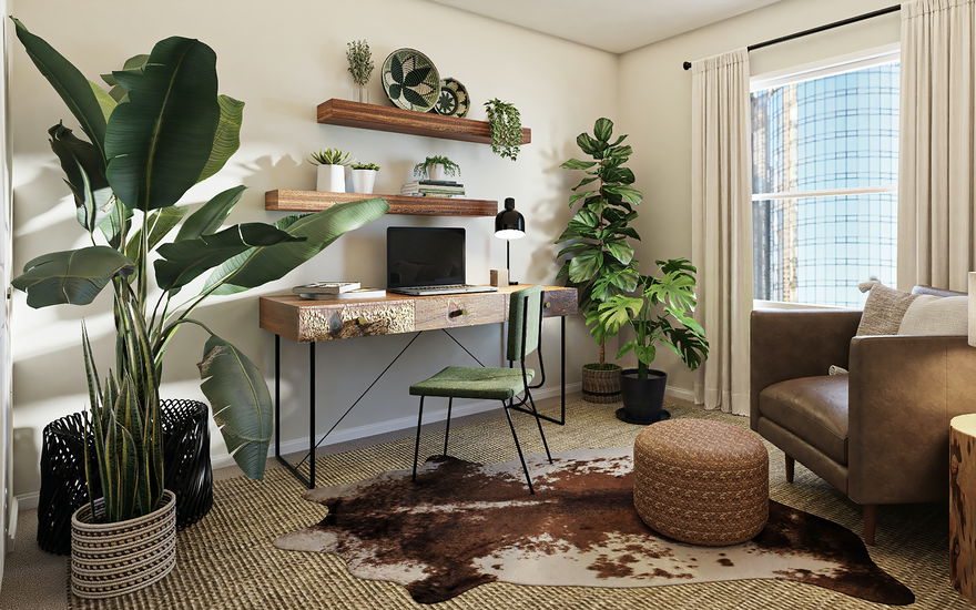 Ein stylisches Wohnzimmer