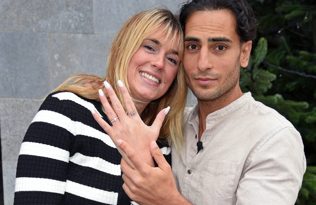 Timur Ülker mit seiner Freundin und Verlobten Caroline Steinhof
