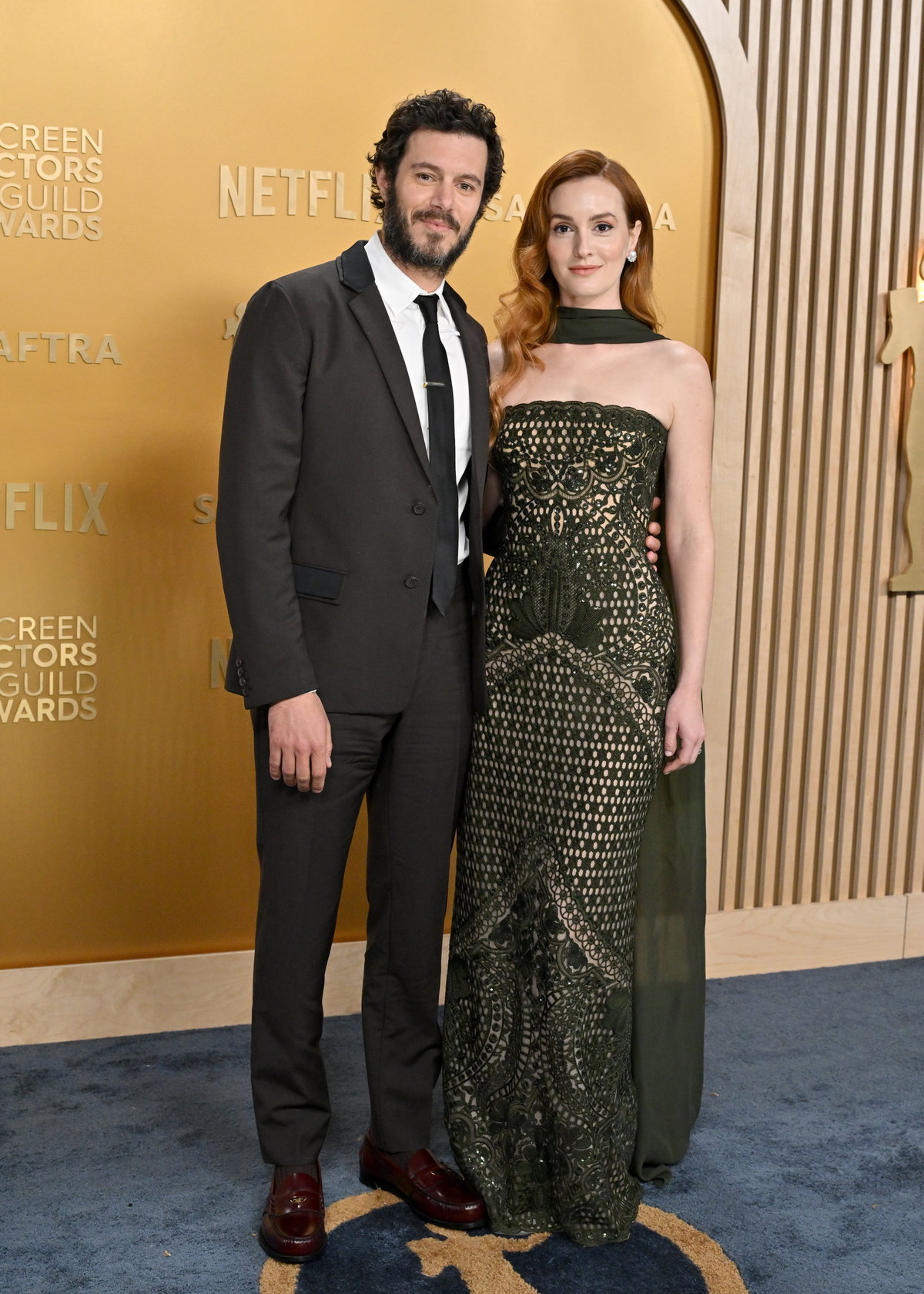 Adam Brody und Leighton Meester bei den SAG Awards 2025