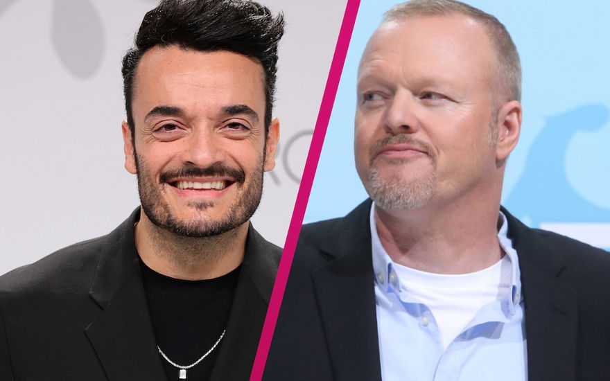 Collage Giovanni Zarrella und Stefan Raab