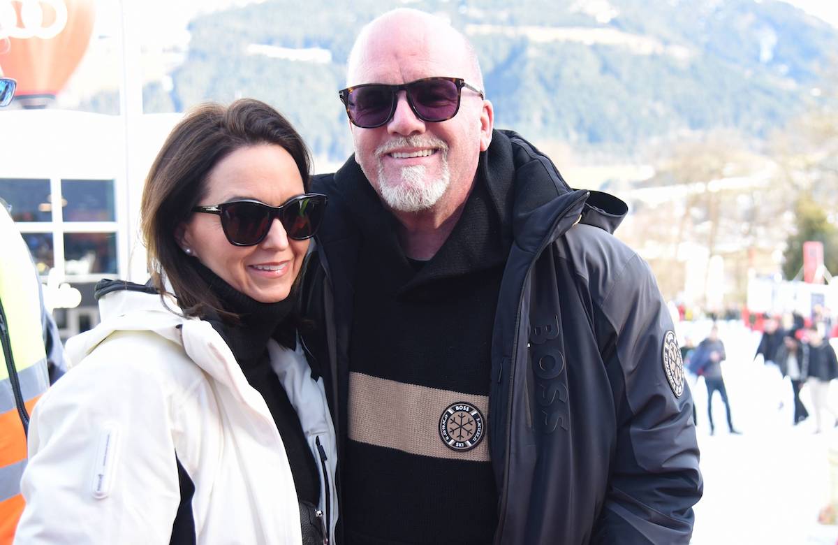 DJ Ötzi ohne Mütze mit Ehefrau Sonja