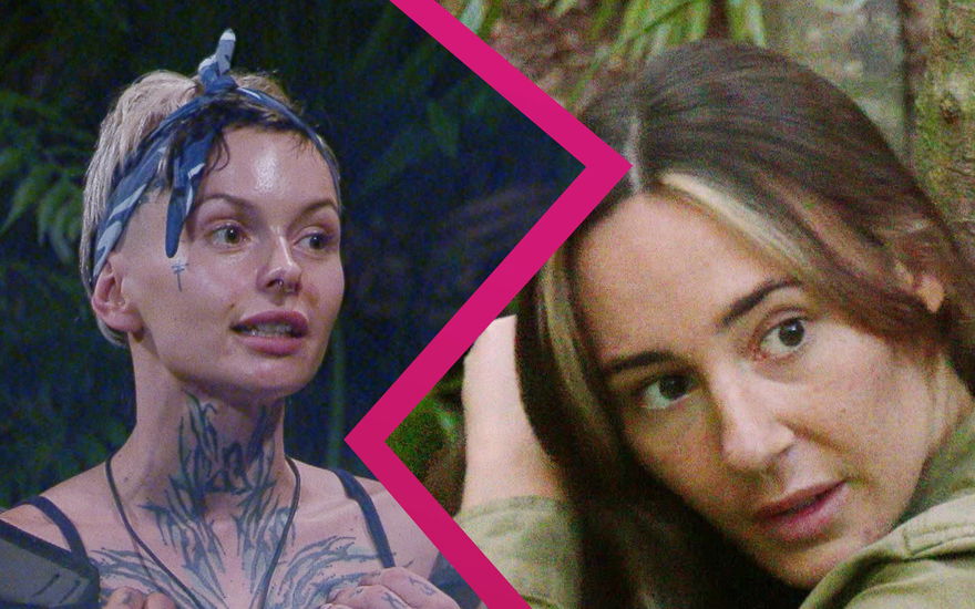 Edith Stehfest und Alessia Herren im Dschungelcamp