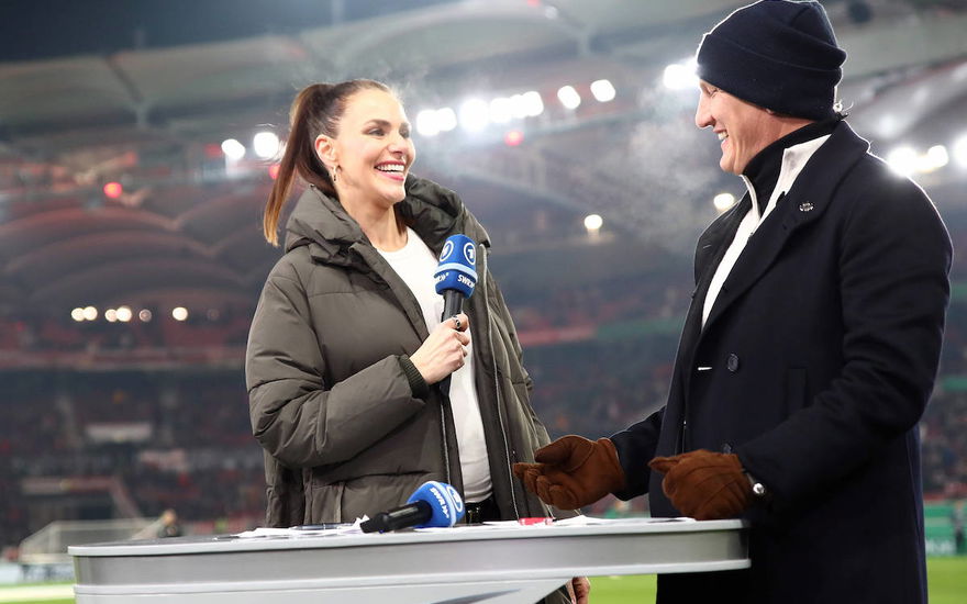 Esther Sedlaczek und Bastian Schweinsteiger