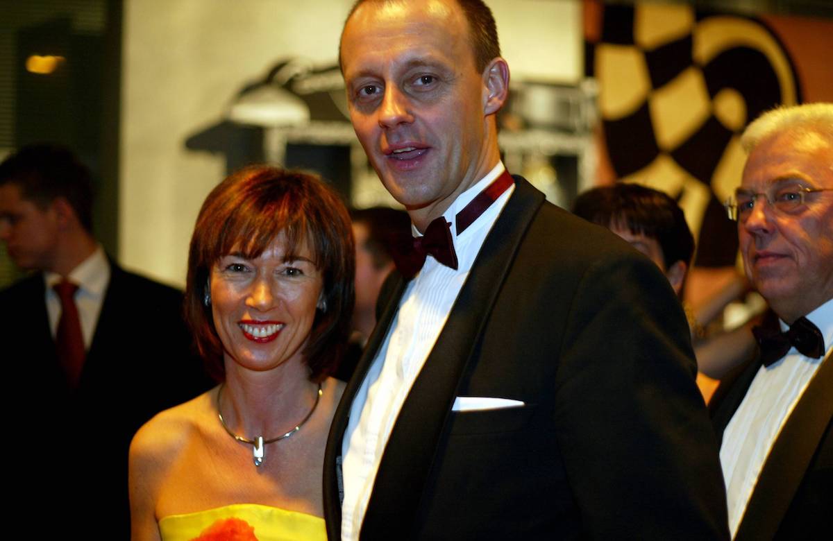 Friedrich Merz mit Ehefrau Charlotte beim Ball des Sports 2005
