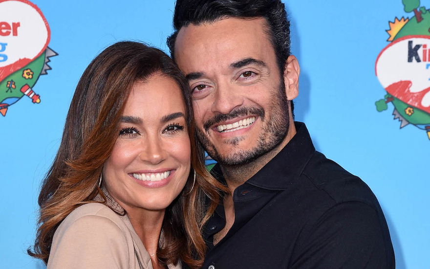 Giovanni Zarrella und Jana Ina Zarrella lächeln