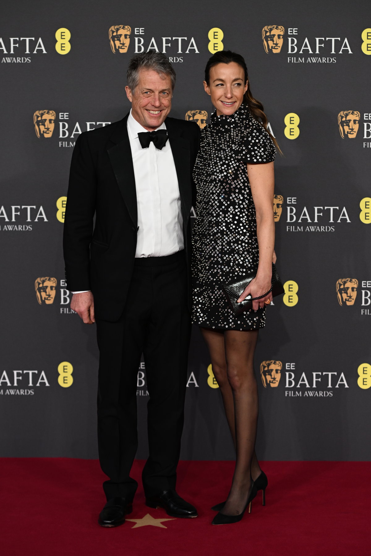 Hugh Grant und Ehefrau Anna Eberstein