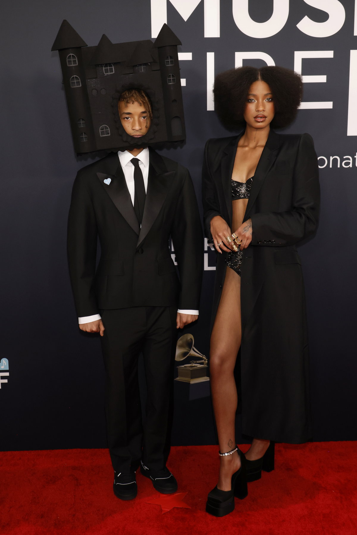 Jaden Smith und Willow Smith bei den Grammys