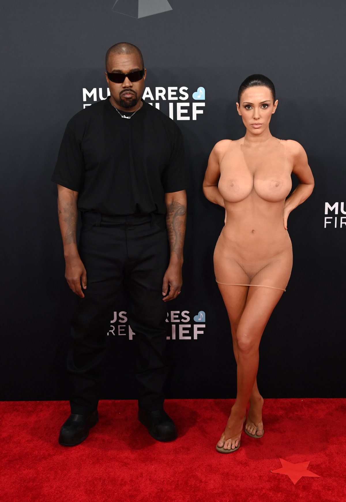 Kanye West und Bianca Censori bei den Grammys