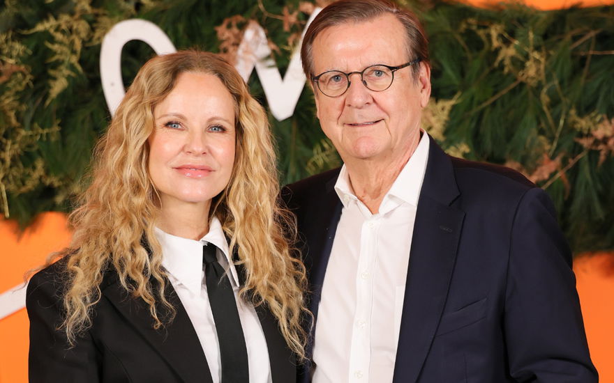 Katja Burkard mit ihrem Mann Hans Mahr