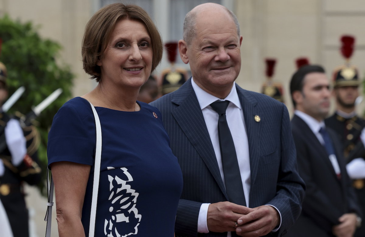 Olaf Scholz und Ehefrau Britta Ernst