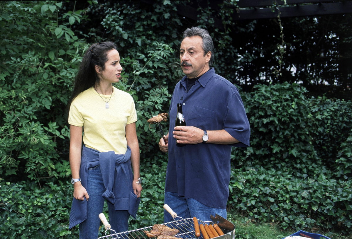 Wolfgang Stumph und Tochter Stephanie Stumph 1999 in der ZDF-Serie "Stubbe - Von Fall zu Fall"