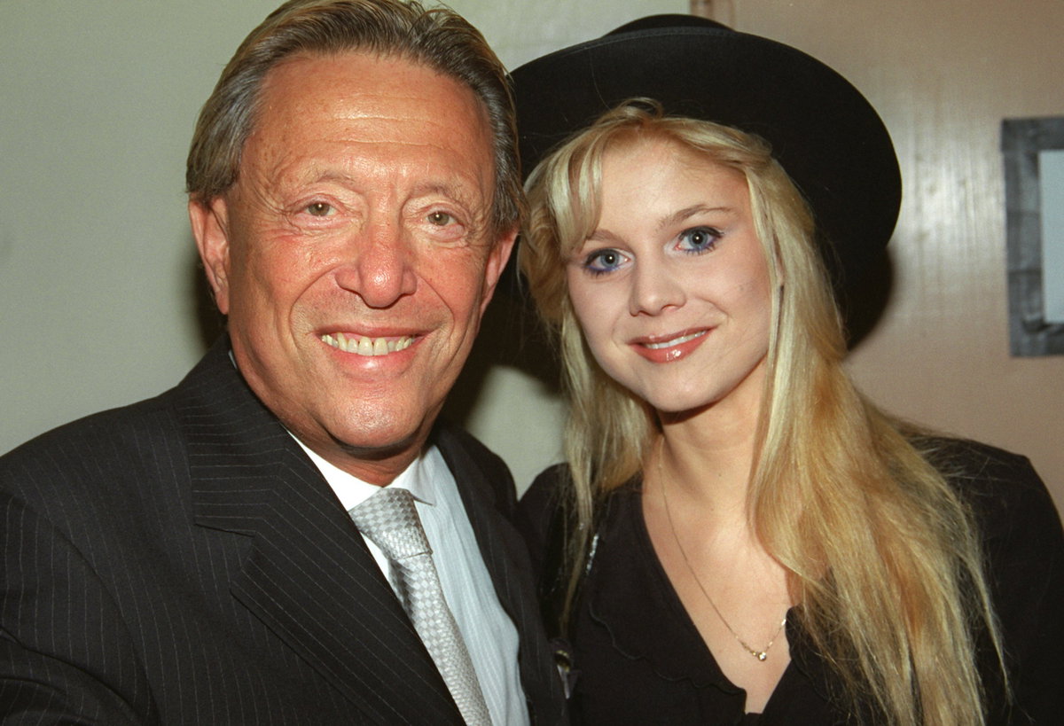 Rolf Eden mit Yvonne Woelke im Jahr 2000
