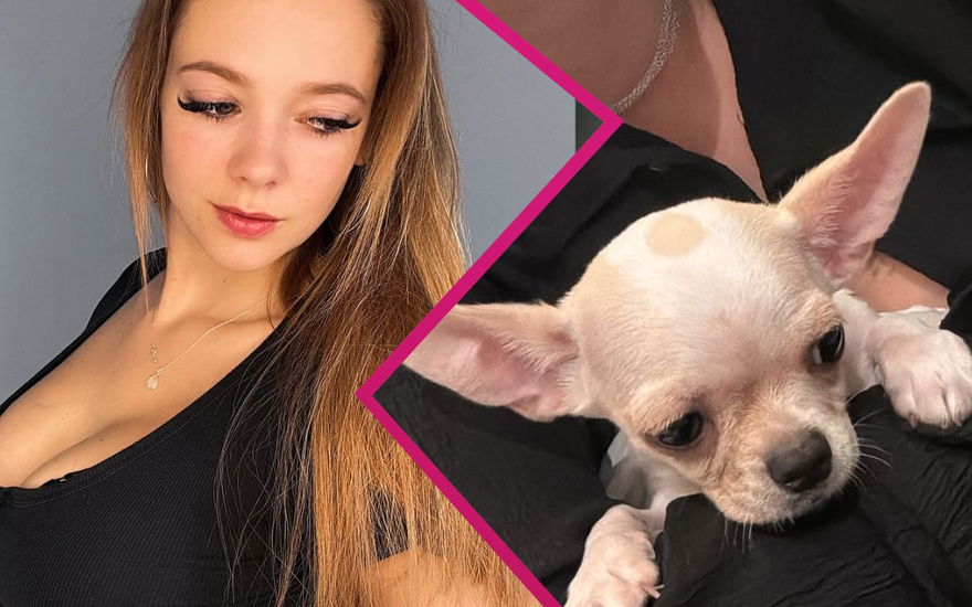 Anne Wünsche mit ihrem neuen Chihuahua