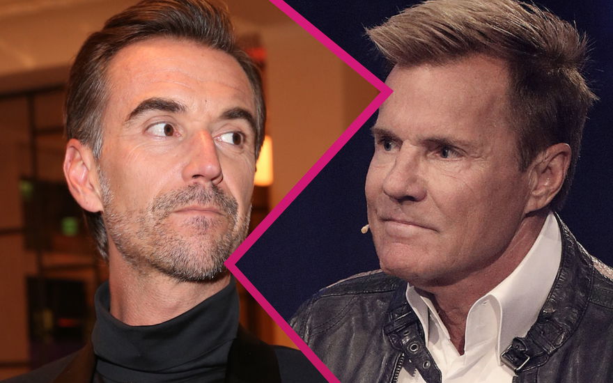 Collage Florian Silbereisen und Dieter Bohlen